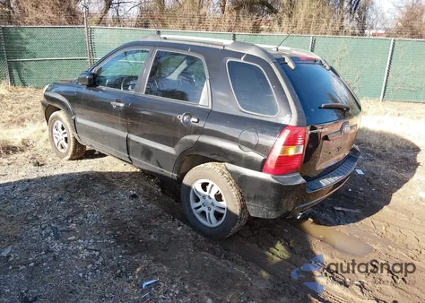 2006 Kia Sportage Ex V6/Lx из США, поврежденный, VIN KNDJF723267240721